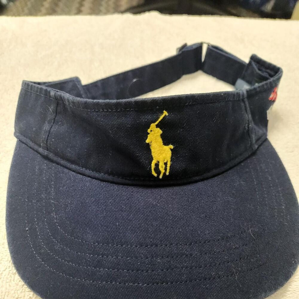 Polo-ralph-lauren Men's Navy and Yellow Visor